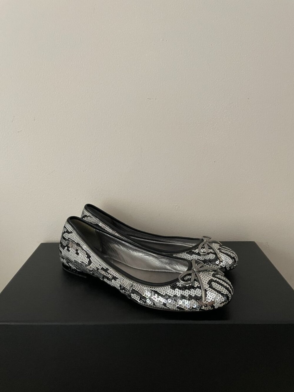 COACH Sequin Ballet Flats